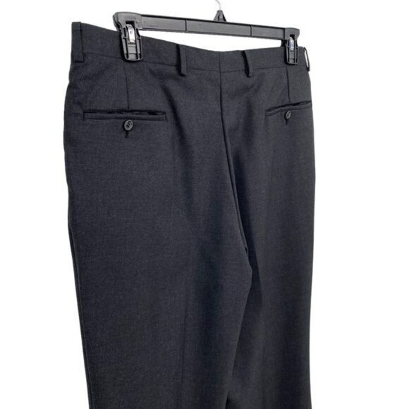 Hickey Freeman Vintage Mens Wool Dress Pants Size 36 Gray Union Canterbury NWT - Picture 6 of 7